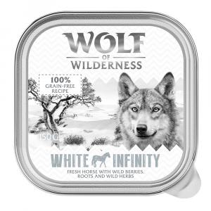 Wolf of Wilderness MINI Adult, tacki 6 x 150 g - White Infinity, konina