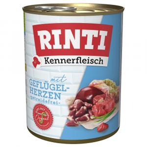 Pakiet RINTI Kennerfleisch, 12 x 800 g - Serca drobiowe