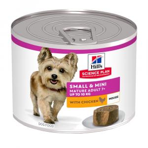 Hill's Science Plan Mature Adult Small & Mini Mousse - Kurczak, 12 x 200 g