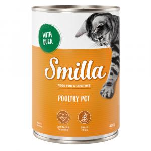 Megapakiet Smilla Puszki z drobiem, 24 x 400 g - Drób z kaczką