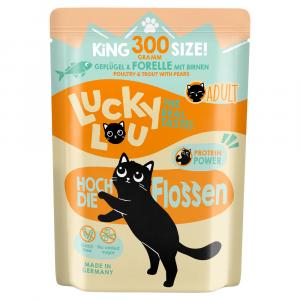 Lucky Lou Adult, 6 x 300 g - Drób i pstrąg