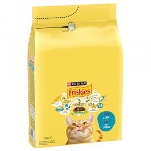 PURINA Friskies Adult Cat, z tuńczykiem i warzywami - 3 kg