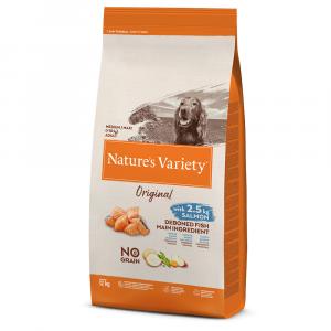 Nature's Variety Original No Grain Medium/Maxi Adult, łosoś - 12 kg