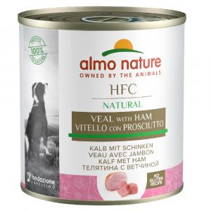 Almo Nature HFC, 6 x 280 g / 290 g - Cielęcina z szynką, 290 g