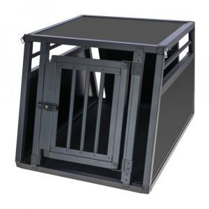 Kerbl Pet aluminiowy transporter Vacation, grafitowy - Dł. x szer. x wys.: 77 x 55 x 50 cm