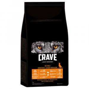 6 + 1 kg gratis! Crave, sucha karma dla psa, 7 kg - Adult, indyk i kurczak