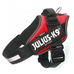 JULIUS-K9 IDC® Power szelki dla psa, czerwone - Rozm. 1: Obwód w klatce piersiowej 63 - 85 cm