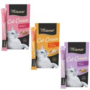 Mieszany pakiet próbny Miamor Cat Snack Cream - Pakiet II