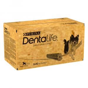 PURINA Dentalife, codzienna pielęgnacja zębów dla średnich psów - 2 x 84 sztuki (28 x 69 g)