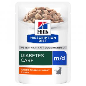 Hill's Prescription Diet m/d, kurczak - 12 x 85 g