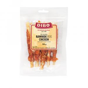 DIBO pałeczki z surowej skóry, z kurczakiem - 100 g