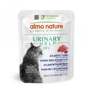 5 + 1 gratis! Almo Nature HFC Urinary Help, karma mokra dla kota, 6 x 50 g - Tuńczyk atlantycki z żurawiną