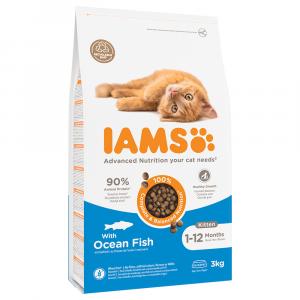 IAMS Advanced Nutrition Kitten, z rybą morską - 2 x 3 kg