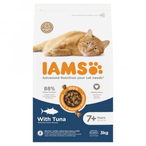 IAMS Advanced Nutrition Senior Cat 7+, tuńczyk - 3 kg
