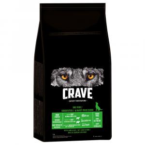 6 + 1 kg gratis! Crave, sucha karma dla psa, 7 kg - Adult, jagnięcina i wołowina