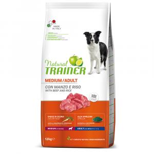 Natural Trainer Medium, wołowina z ryżem i żeń-szeniem - 12 kg