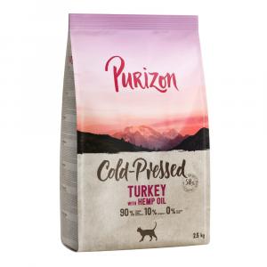 Purizon Coldpressed, indyk z olejem konopnym, tłoczona na zimno - 2 x 2,5 kg