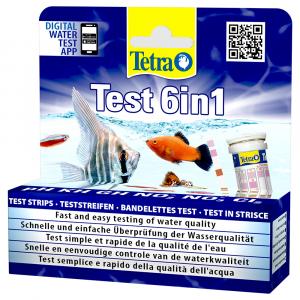 TetraTest 6in1, paski do testowania jakości wody - 2 x 25 szt.