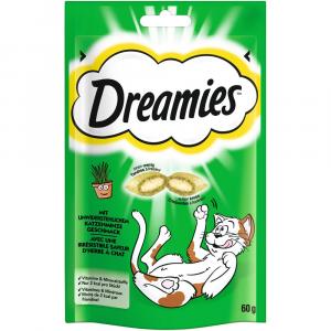 Dreamies przysmaki dla kota - Kocimiętka, 4 x 60 g