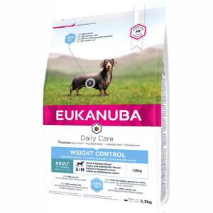 10% taniej! Eukanuba Daily Care, karma sucha dla psa, 2,3 kg - Weight Control Small/Medium Adult Dog