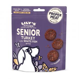 Lily's Kitchen Senior Bites, indyk z białą rybą - 70 g