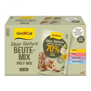 Pakiet próbny GimCat Near Nature, 12 x 85 g - Pakiet mieszany (4 smaki)