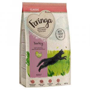 2 + 1 gratis! Feringa, karma sucha, 3 x 400 g - Adult Classic, indyk