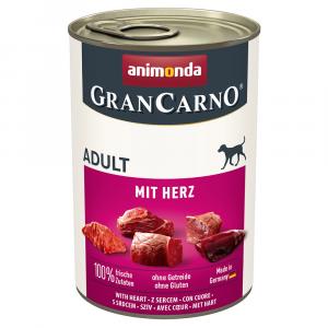 Megapakiet animonda GranCarno Original Adult, 24 x 400 g - Serca