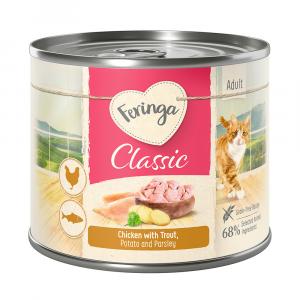 5 zł taniej! Feringa Classic Meat Menu, 6 x 200 g - Kurczak i pstrąg