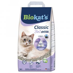 Biokat's Classic 3in1 Extra żwirek dla kota - 2 x 14 l