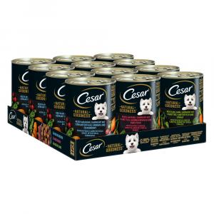 Cesar Natural Goodness - Pakiet mieszany, 3 smaki (24 x 400 g)