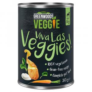 Greenwoods Veggie, jogurt z ziemniakami, marchewką i szpinakiem - 6 x 375 g