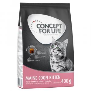 5 zł taniej! Concept for Life, sucha karma, 400 g - Maine Coon Kitten - Ulepszona receptura!
