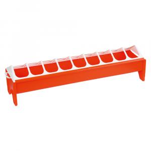 Kerbl Hobbyfarming koryto paszowe dla kur - Dł. x szer.: 50 x 12 cm
