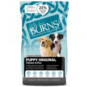 Burns Puppy Original, kurczak i ryż - 2 x 12 kg