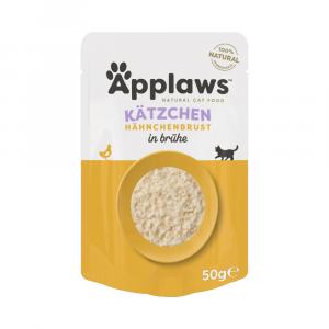 Applaws Natural Kitten w bulionie, 12 x 50 g - Pierś z kurczaka