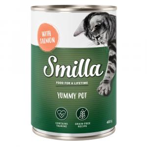 10 zł taniej! Smilla Yummy Pot, 20 x 400 g - Łosoś