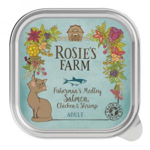 15% taniej! Rosie's Farm Adult, karma mokra, 16 x 100 g - Łosoś i kurczak z krewetkami
