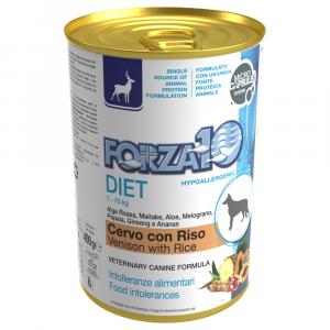 Forza 10 Diet Low Grain, 6 x 400 g - Dziczyzna z ryżem