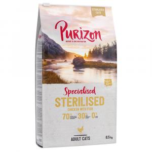 Purizon Adult Sterilised dla kota, kurczak i ryba – bez zbóż - 6,5 kg