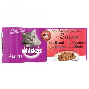 Whiskas La Carte, 12 x 390 / 400 g - Mięso w sosie (12 x 400 g)