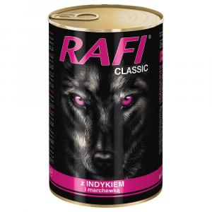 Korzystny pakiet Rafi Dog 12 x 1240 g - Indyk