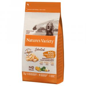 Nature's Variety Selected Medium/Maxi Adult, kurczak z wolnego wybiegu - 2 kg