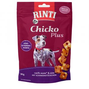 RINTI Chicko Plus, ser i kawałki szynki - 6 x 80 g