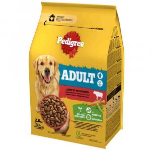 Pedigree Medium Adult, wołowina - 3 x 2,6 kg