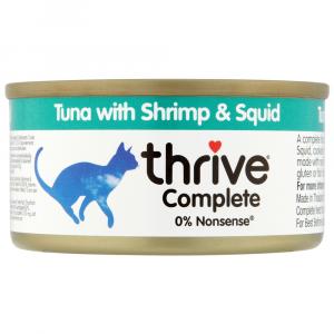 Thrive Complete, 6 x 75 g - Tuńczyk z krewetkami i mątwą