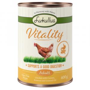 Lukullus Vitality Trawienie: Kurczak (bez zbóż) - 6 x 400 g