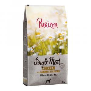 Purizon Single Meat Adult, kurczak z kwiatami rumianka i dynią, bez zbóż - 12 kg