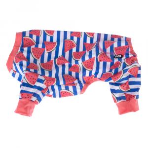 TIAKI Pet & Parent piżama w stylu partnerskim, arbuzy - Koszulka dla psa, M: dł. grzbietu ok. 45 cm