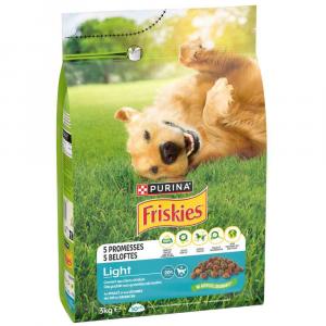 Purina FRISKIES Light dla psów sterylizowanych, kurczak i warzywa - 3 x 3 kg